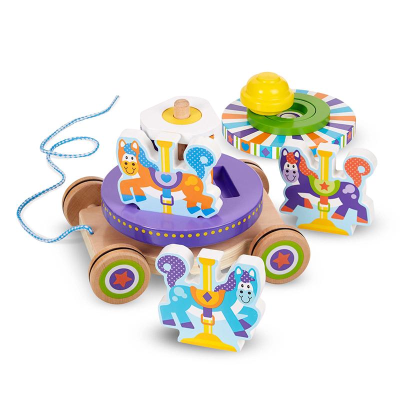 First Play Carousel Pull Toy - Happki