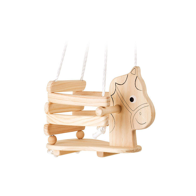 Wooden Children's Swing Horse - Happki