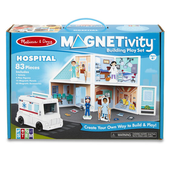 Magnetivity Magnetic Building Play Set - Hospital - Happki