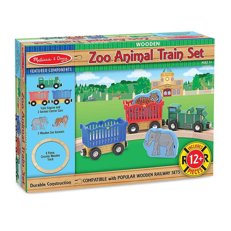 Zoo Animal Train Set - Happki