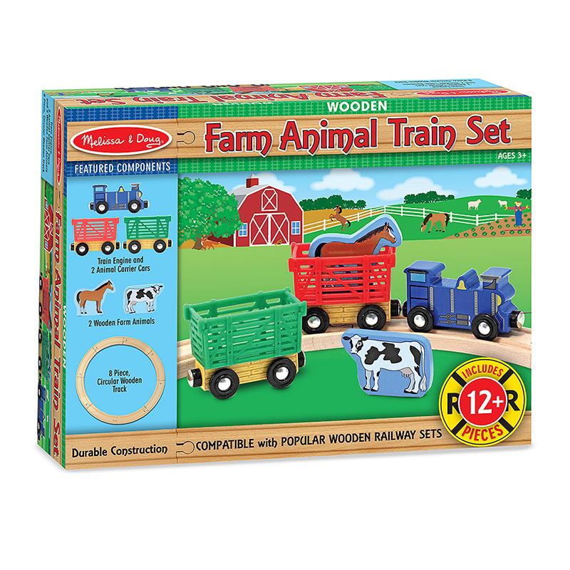 Farm Animal Train Set - Happki