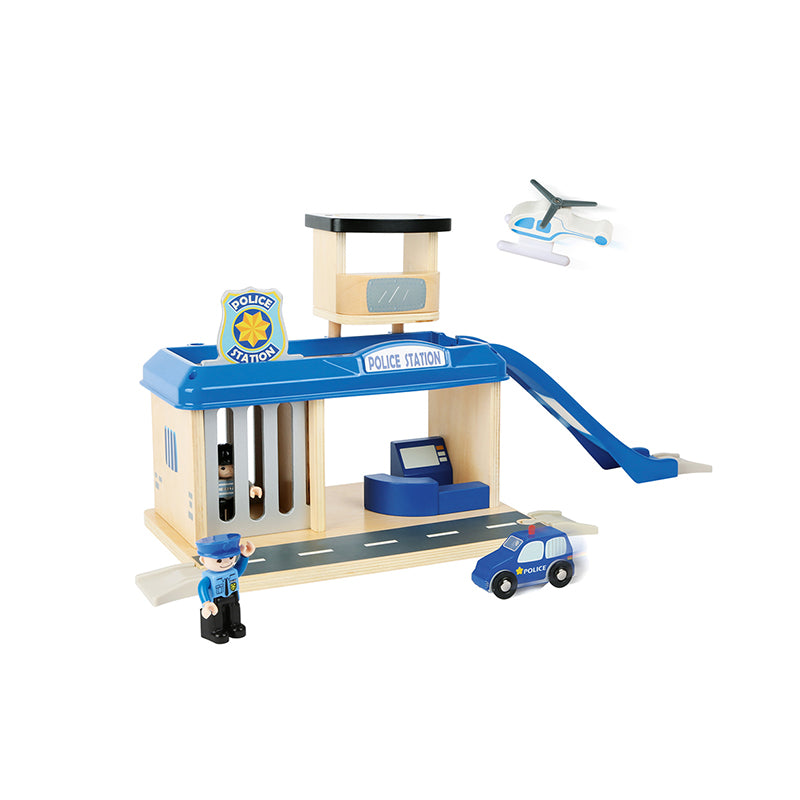 Police Station with Accessories - Happki