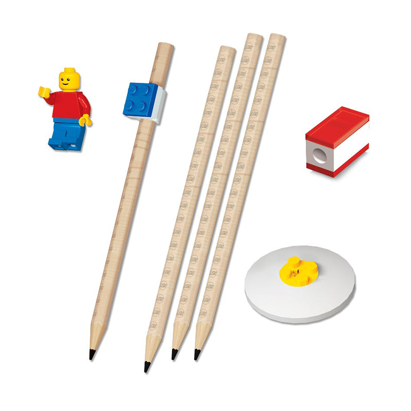 LEGO® Stationery Set with Minifigure - Happki