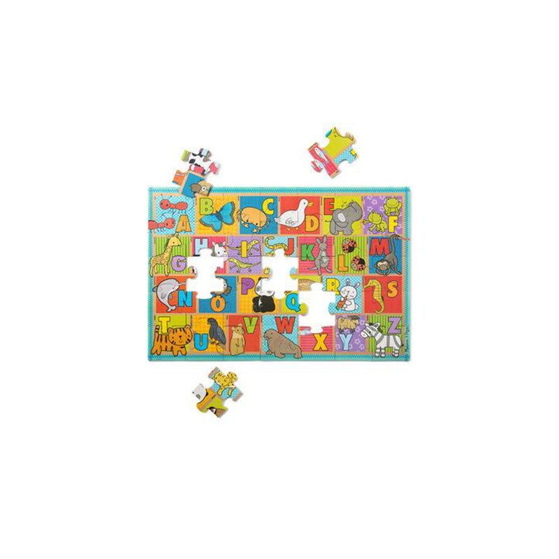 Melissa and Doug Natural Play Floor Puzzle: ABC Animals  