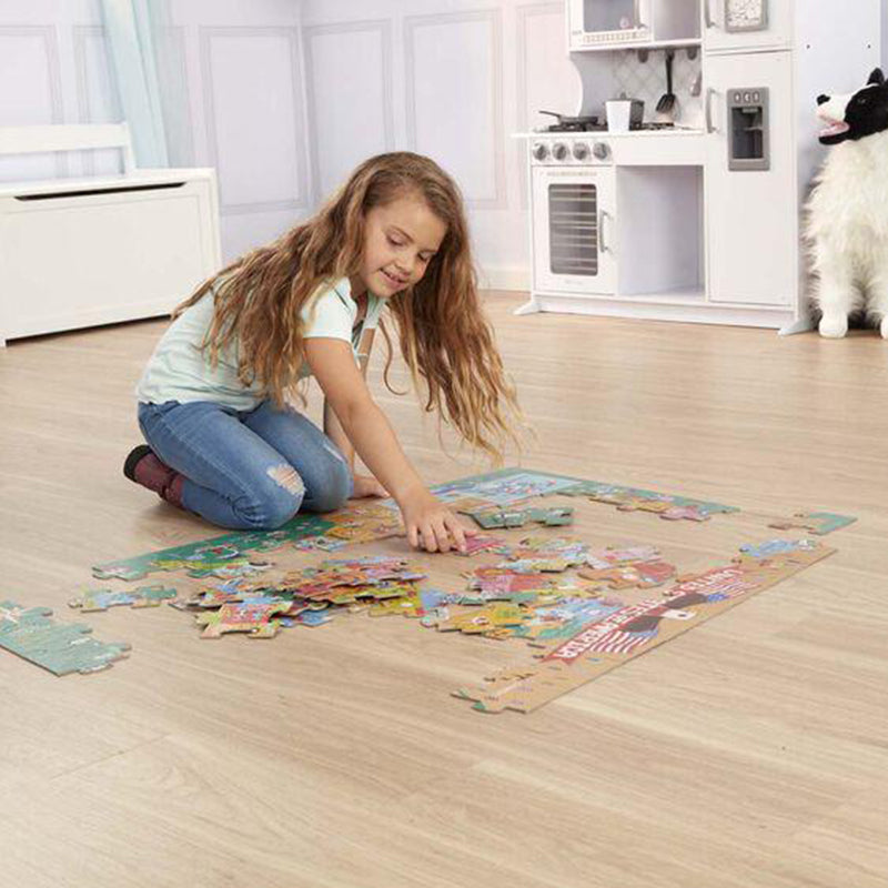Melissa and Doug Natural Play Floor Puzzle: America the Beautiful