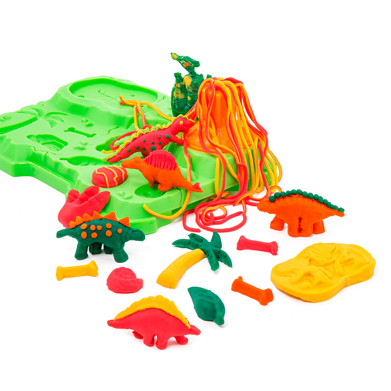 Tutti Frutti Scented Sparkling Modeling Dough, Jurassic Era - Happki
